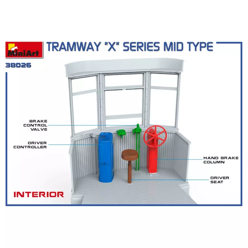 MiniArt 38026 Tramway "X" Series Mid Type