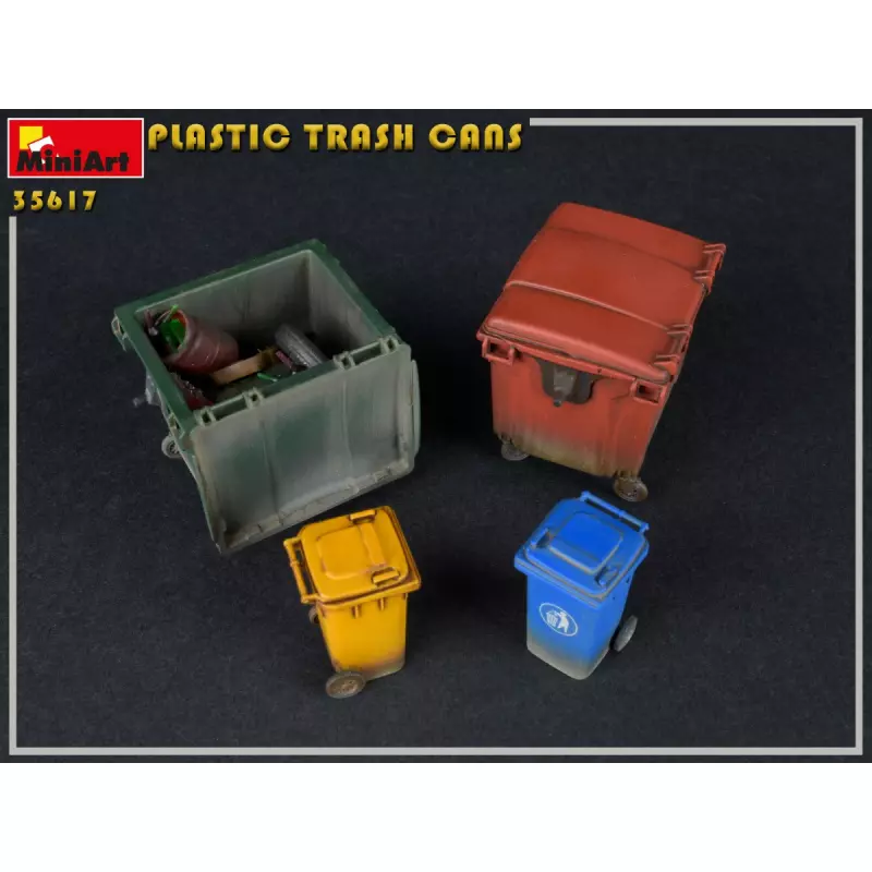 MiniArt 35617 Plastic Trash Cans