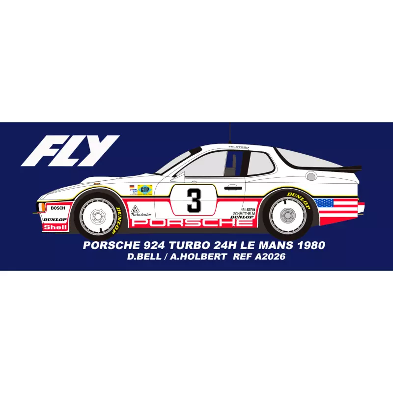 FLY A2026 Porsche 924 GTP 24H Le Mans 1980 n.3