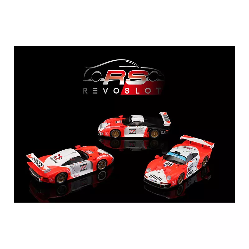 RevoSlot RS0092 Porsche 911 GT1 - Marlboro Triple Pack - FIA GT 1997