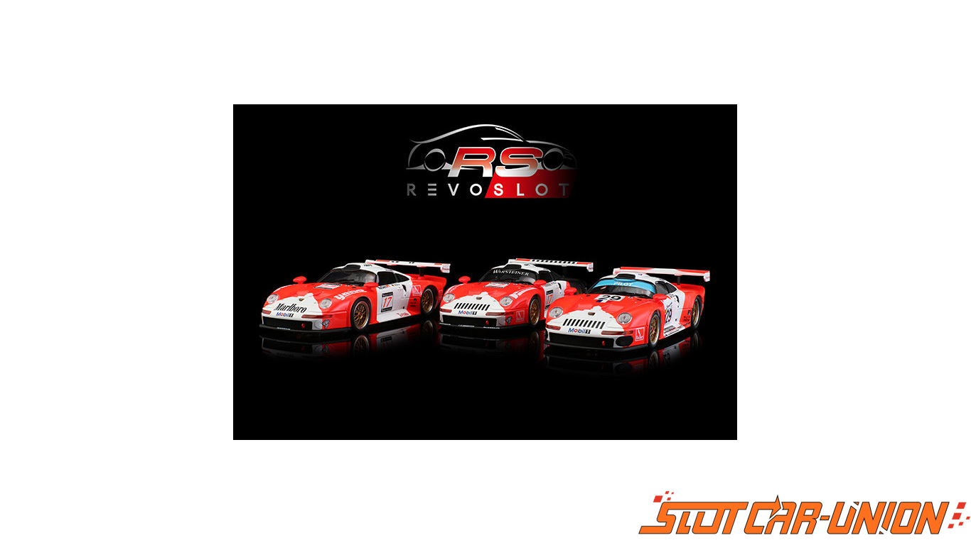 FIA GT 1997 RevoSlot RS0091 Porsche 911 GT1 Marlboro n.17 "black edition"