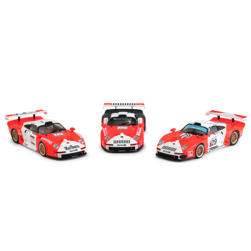                                     RevoSlot RS0092 Porsche 911 GT1 - Marlboro Triple Pack - FIA GT 1997