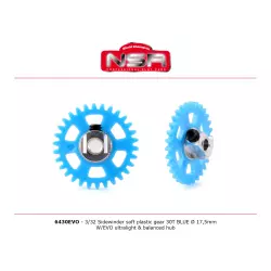 NSR 6430EVO 3/32 Plastic Gear with aluminium hub - 30 Teeth Ø 17,5mm - Sidewinder