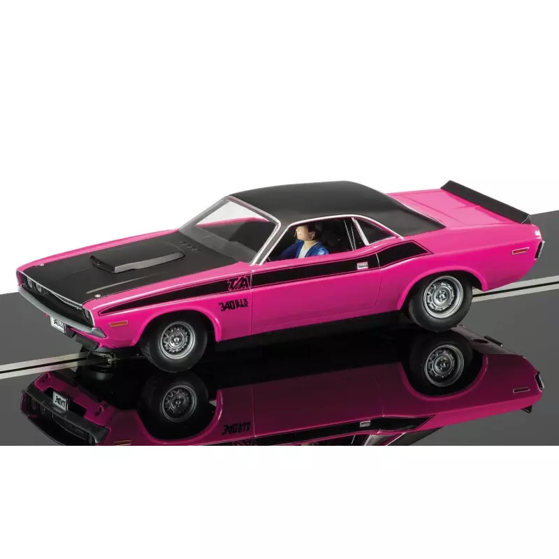 Scalextric C3537 Dodge Challenger T/A, Panther Pink