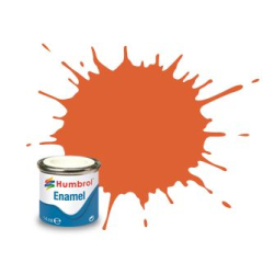 Humbrol AA0905 No. 82 Orange Lining Matt - 14ml Enamel Paint