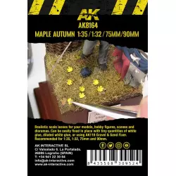 AK Interactive AK8164 Maple Autumn Leaves 1:35 / 1:32 / 75mm / 90mm (7gr. Bag)