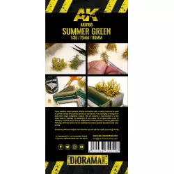 AK Interactive AK8166 Summer Green Shrubberies 1:35 / 75MM / 90MM