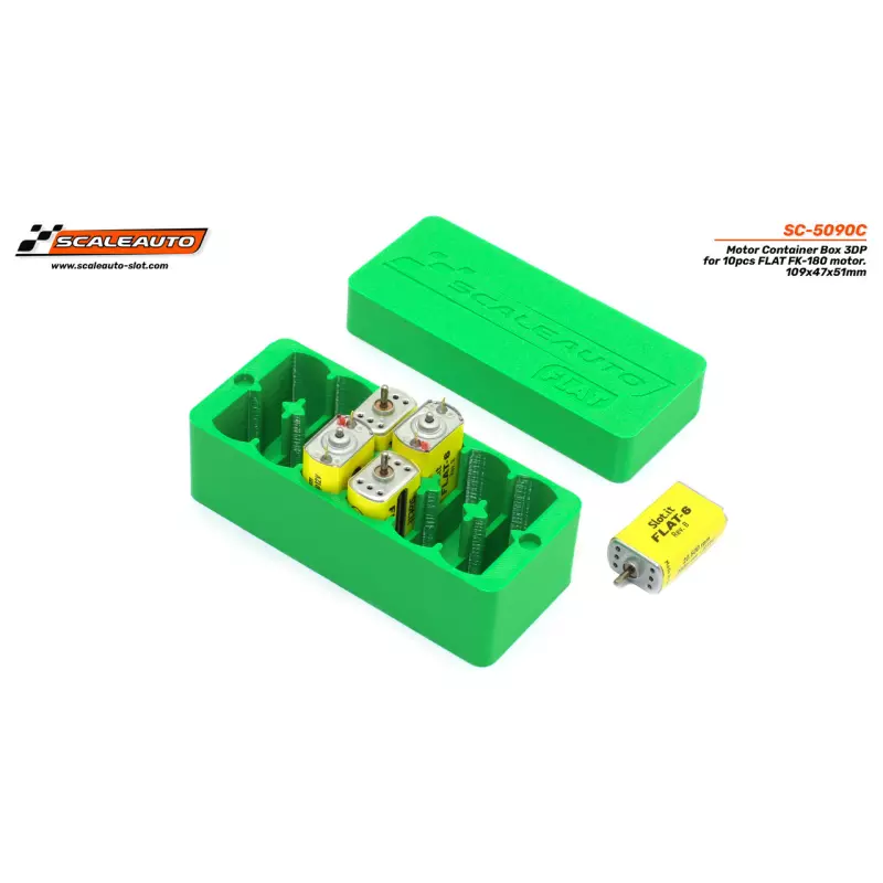  Scaleauto SC-5090C 3DP Box for FLAT FK-180. 12 units. Measurements: 109x47x51mm