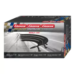 Carrera 20574 Courbe Relevé Radius 1 30° x6