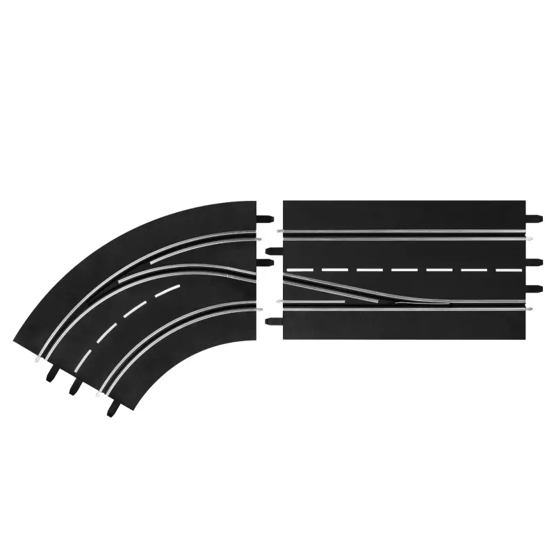 Carrera DIGITAL 30362 Lane Change Left Curve, In to Out