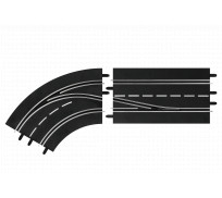 Carrera DIGITAL 30362 Lane Change Left Curve, In to Out