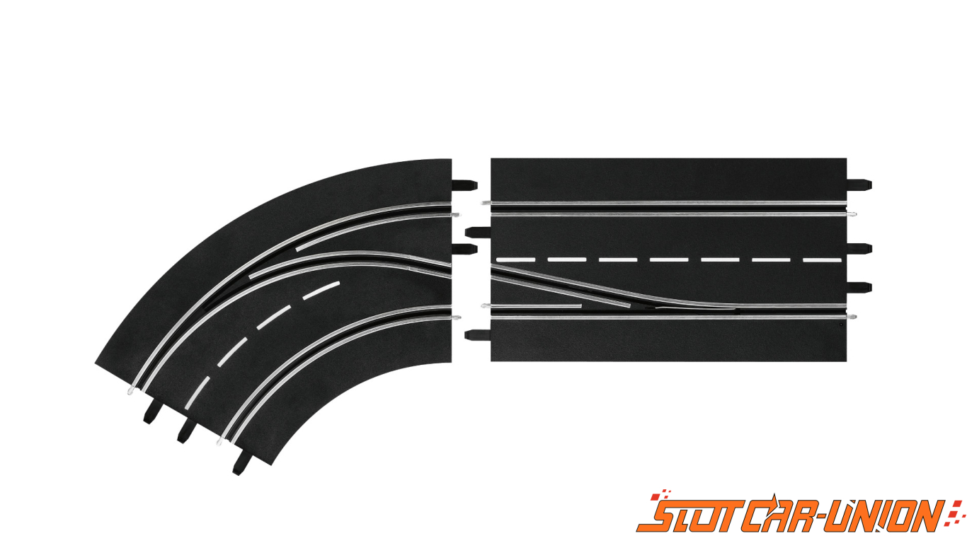 Carrera DIGITAL 30362 Lane Change Left Curve In to Out Slot Car Union