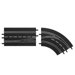 Carrera DIGITAL 30364 Lane Change Right Curve, In to Out