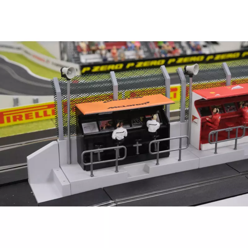 Slot Track Scenics TS/Dec. 9 Decals Timing Stand – McLaren Honda
