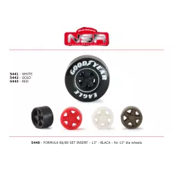 NSR 5440 Set insert Formula 86/89 Black - For Ø 13 wheels