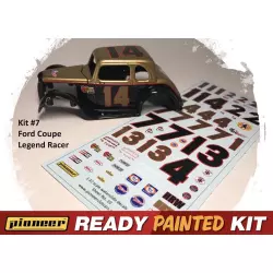 Pioneer Kit n.7 (RP) '34 Ford Coupe Legends Racer, Ready Painted Kit, black/gold
