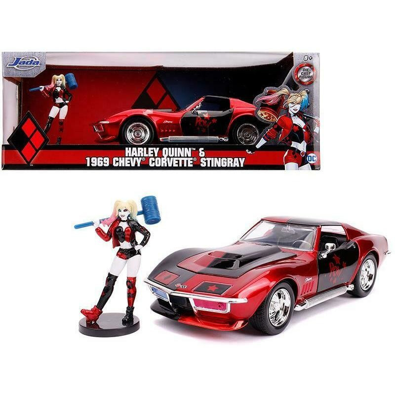                                     Jada Harley Quinn 1969 & Chevy Corvette Stingray (DC Comics)