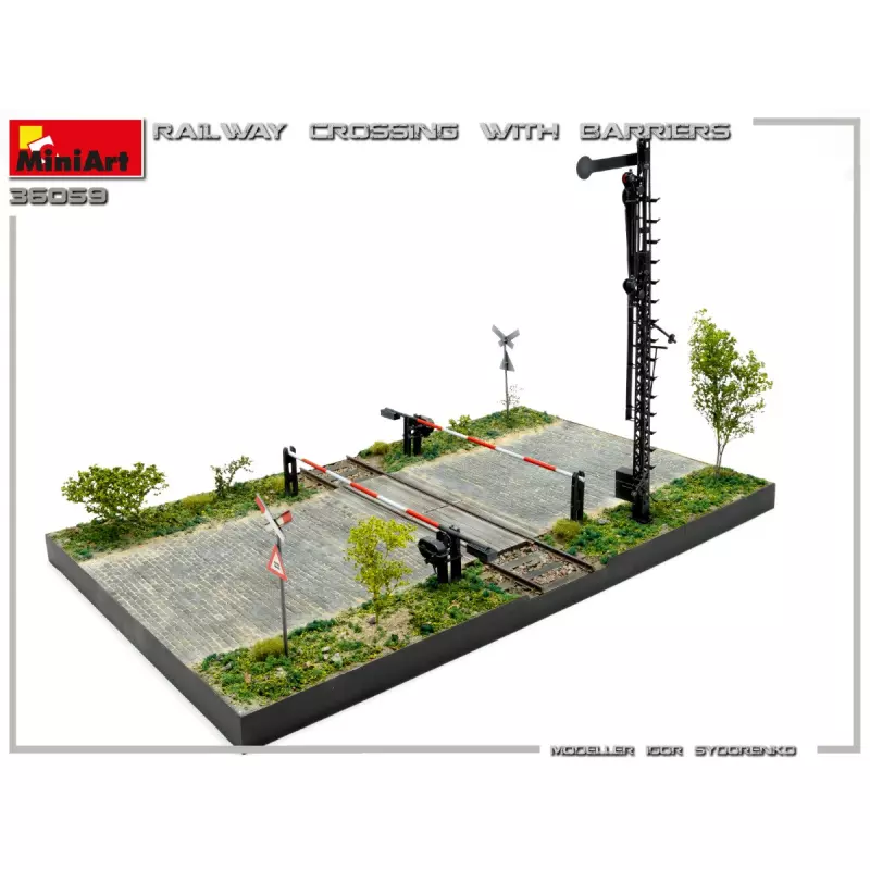 MiniArt 36059 Railroad Crossing