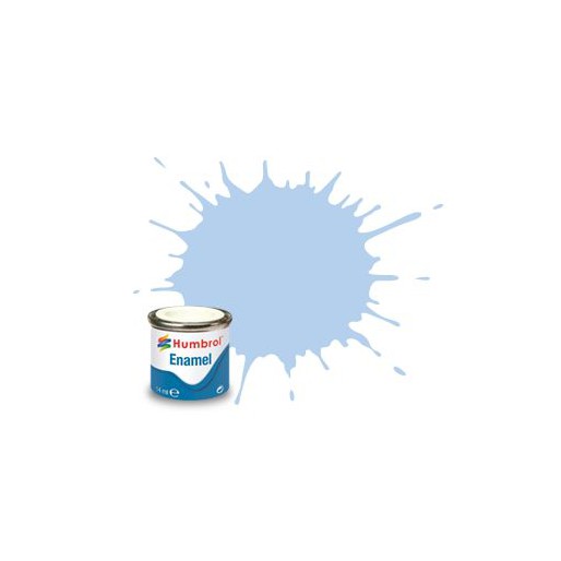 Humbrol AA0044 No. 44 Pastel Blue Matt - 14ml Enamel Paint