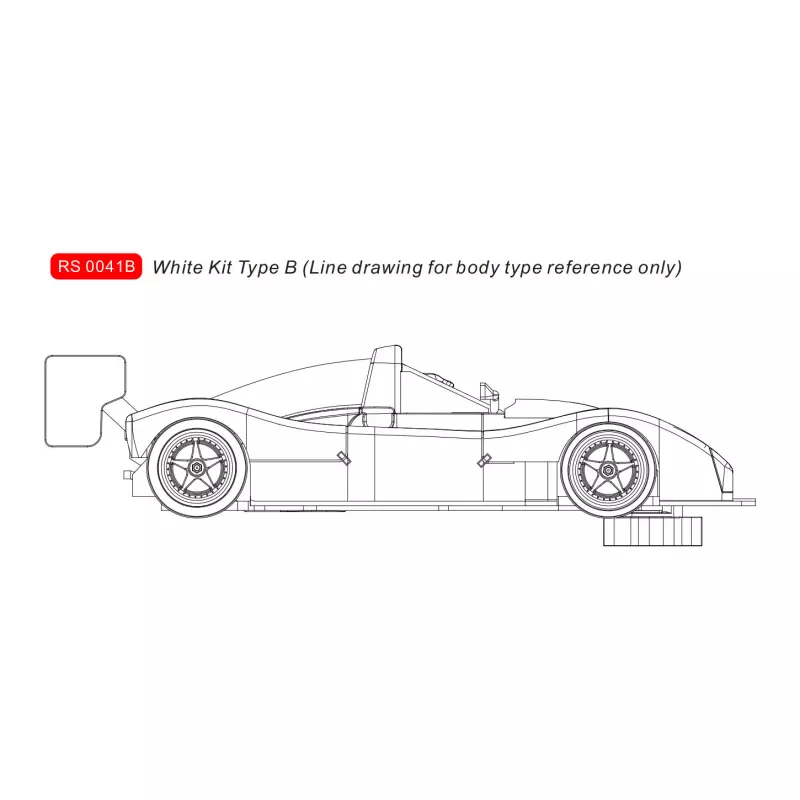 RevoSlot RS0058 Ferrari 333 SP - Presentation Body type A