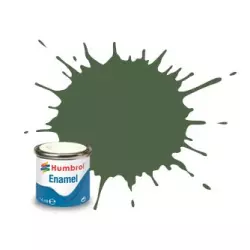 Humbrol AA1290 No. 117 US Light Green Matt - 14ml Enamel Paint