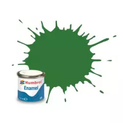 Humbrol AA1448 No. 131 Mid Green Satin - 14ml Enamel Paint