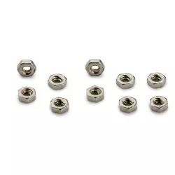 Slot.it CH121 M2 hexagonal nuts (10 pcs)