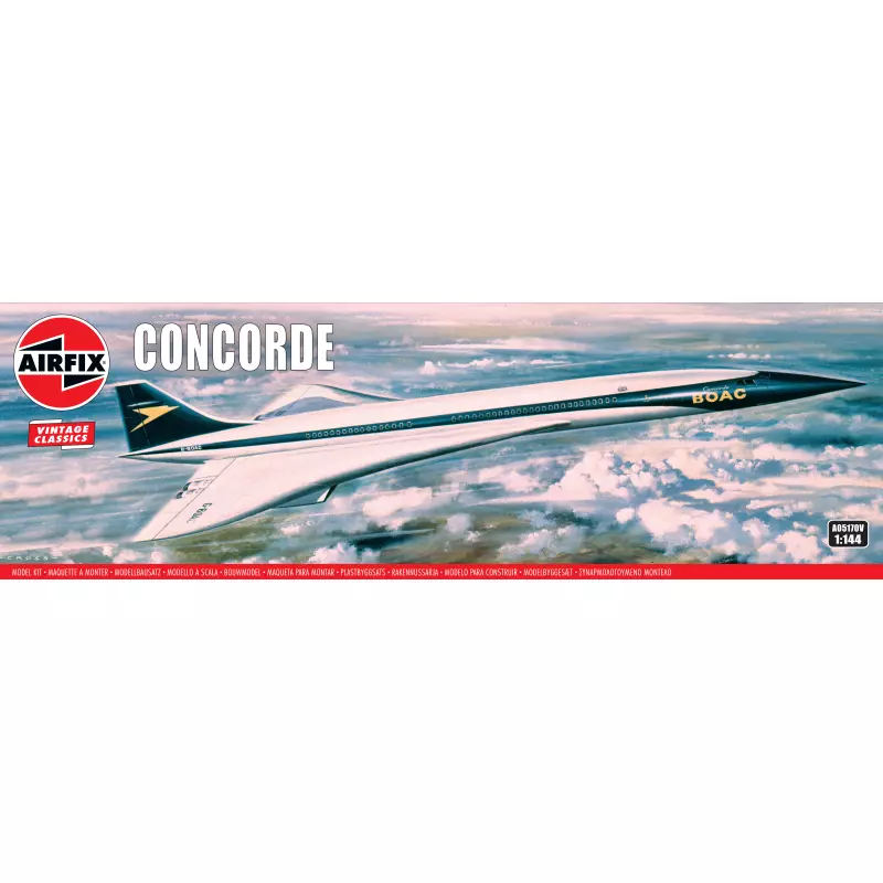  Airfix Vintage Classics - Concorde Prototype (BOAC) 1:144