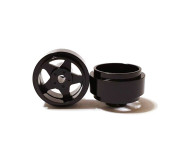 STAFFS13 Five Spoke Black Wheel 15.8mm x 8.5mm (FRONT) (2 pcs)