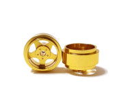STAFFS14 Five Spoke Gold Wheel 15.8mm x 8.5mm (FRONT) (2 pcs)