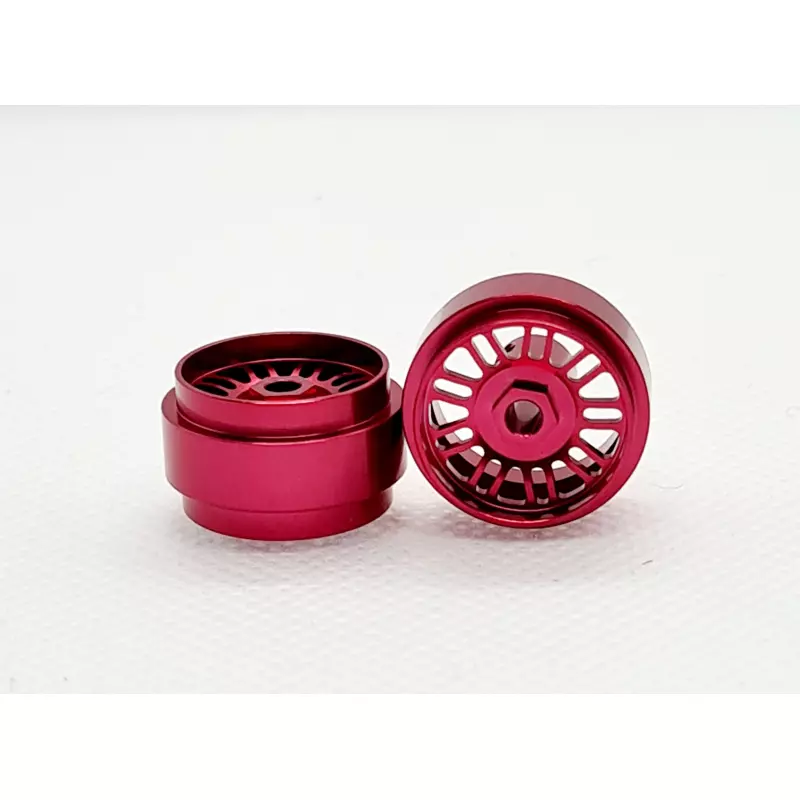  STAFFS38 16.9 x 8.5MM Red BBS Style Alloy Wheels (Front) (2 pcs)