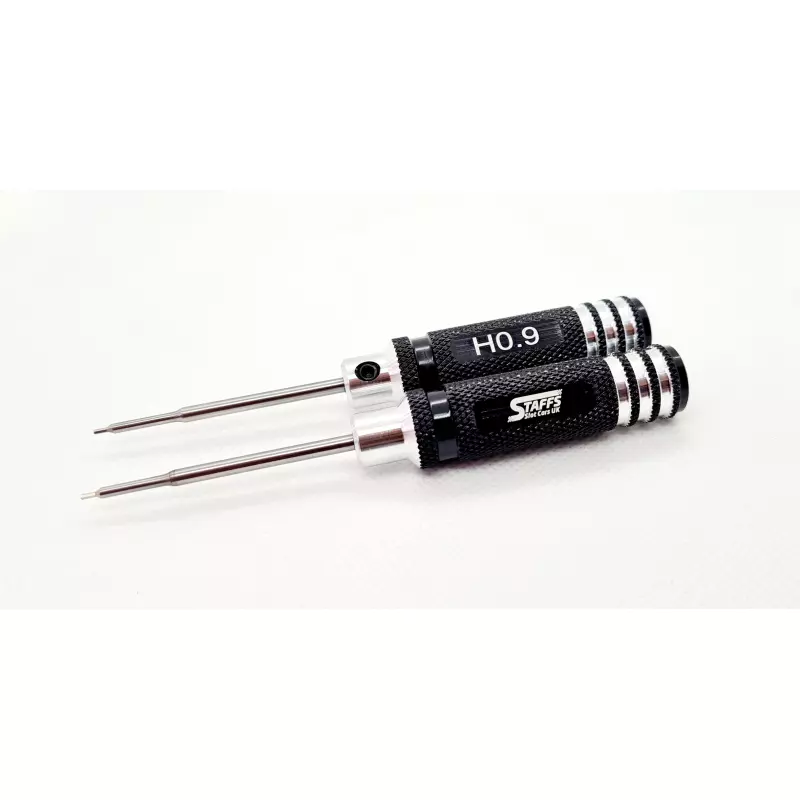  STAFFS67 0.9mm Grub Screw Driver Small Handle (2 pcs)