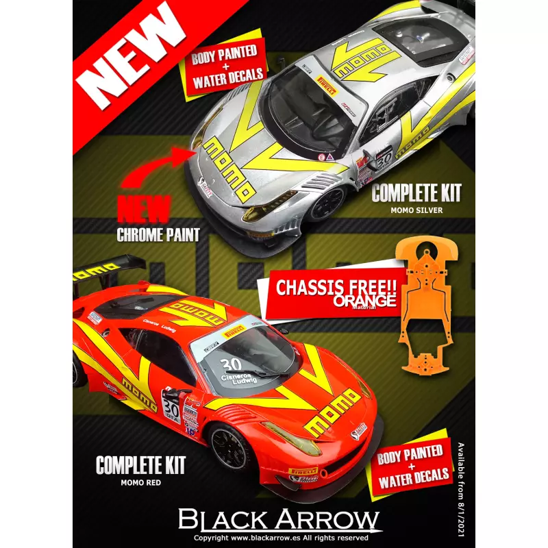 Black Arrow BACMKITAM GT3 Italia KIT AW MOMO SILVER n.30