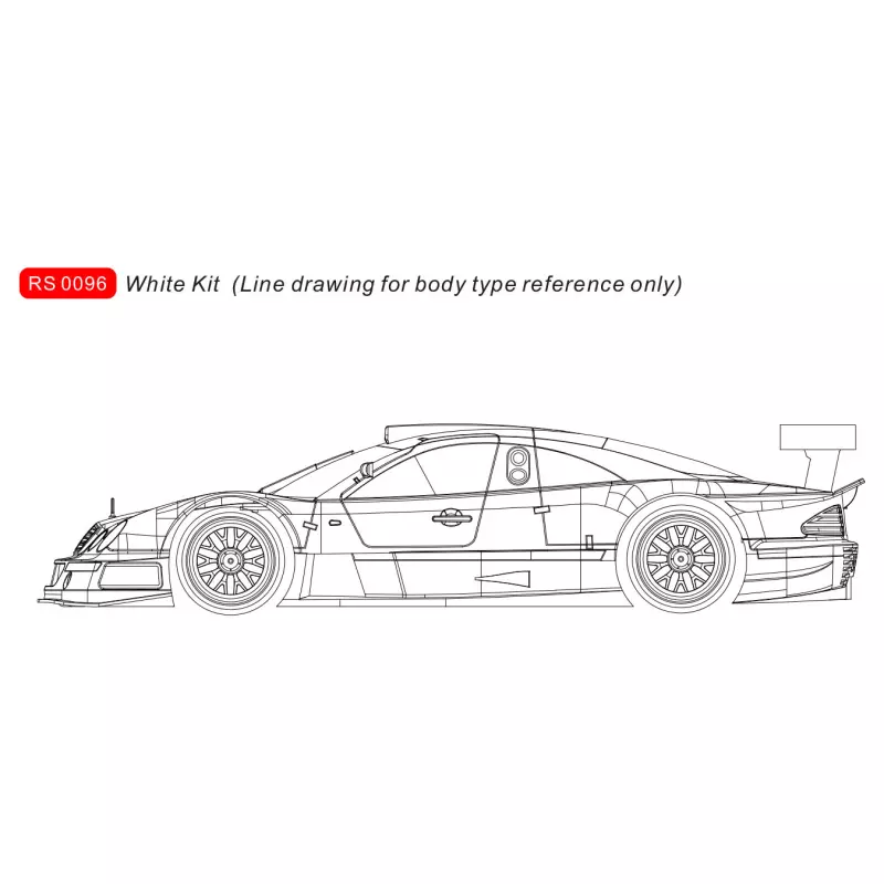 RevoSlot RS0093 Mercedes-Benz CLK GTR - No.10 Warsteiner