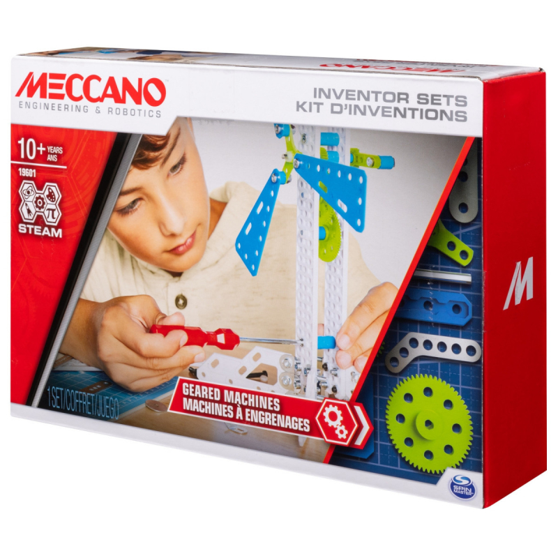                                     Meccano 6047097 Kit d'Inventions - Engrenages