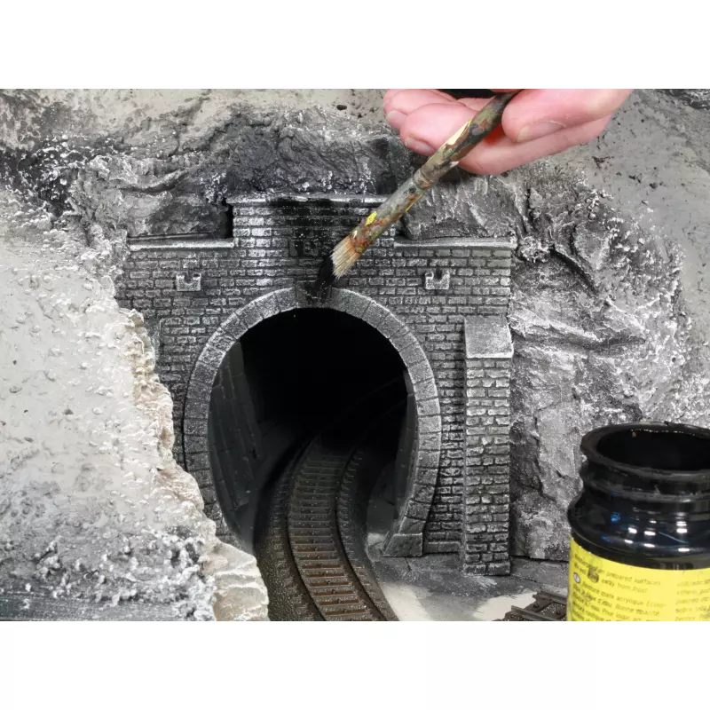 NOCH 58247 Tunnel-Portal, 1-gleisig, 23,5 x 13 cm