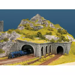 NOCH 58247 Portail de Tunnel, 1 voie, 23,5 x 13 cm