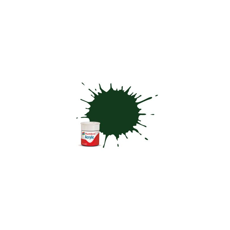                                     Humbrol AB0003 No. 3 Vert Brunswick Brillant - 12ml Peinture Acrylique