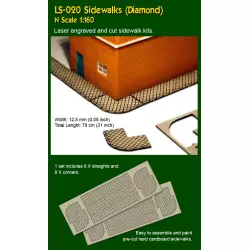 Proses LS-020 N Laser-Cut Sidewalks (Diamond)