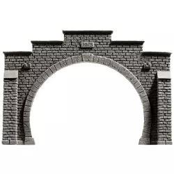 NOCH 58052 Tunnel-Portal, 2-gleisig, 21 x 14 cm
