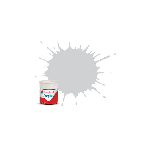 Humbrol Ab0011 No 11 Silver Metallic 14ml Acrylic Paint Slot