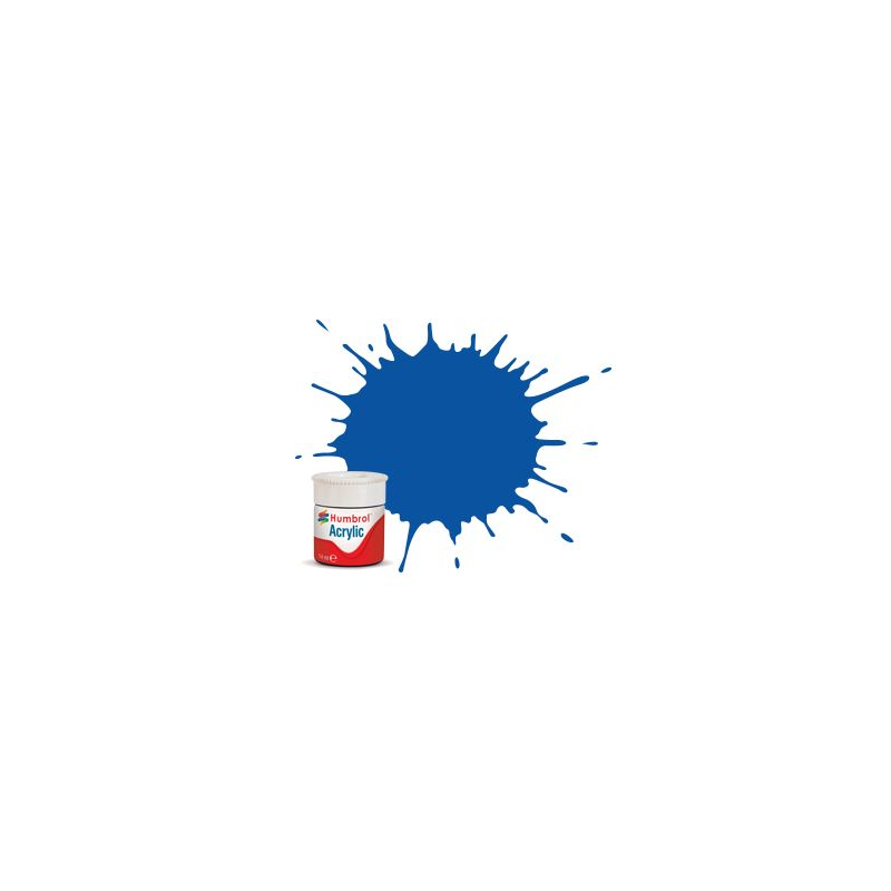                                     Humbrol AB0014 No. 14 French Blue Gloss - 14ml Acrylic Paint