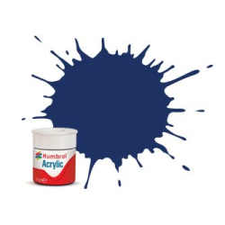 Humbrol AB0015 No. 15 Midnight Blue Gloss - 14ml Acrylic Paint