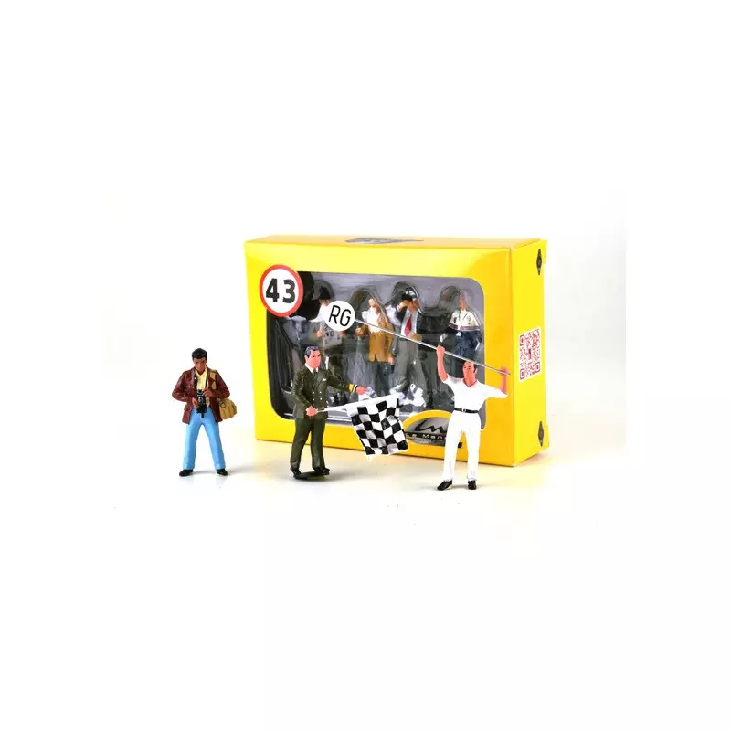  LE MANS miniatures Box of 3 painted figures