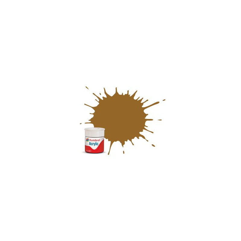 Humbrol AB0026 No. 26 Khaki Matt - 14ml Acrylic Paint