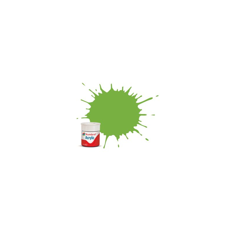 Humbrol AB0038 No. 38 Lime Gloss - 14ml Acrylic Paint
