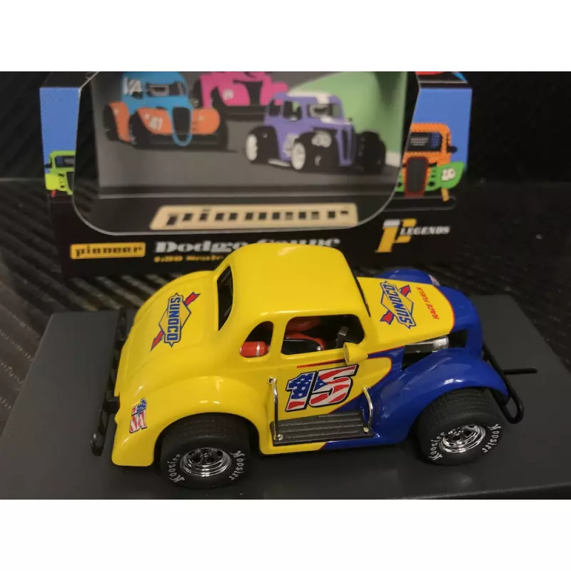 Pioneer P130 '37 Dodge Legends Racer, Sunoco n.15, yellow/blue