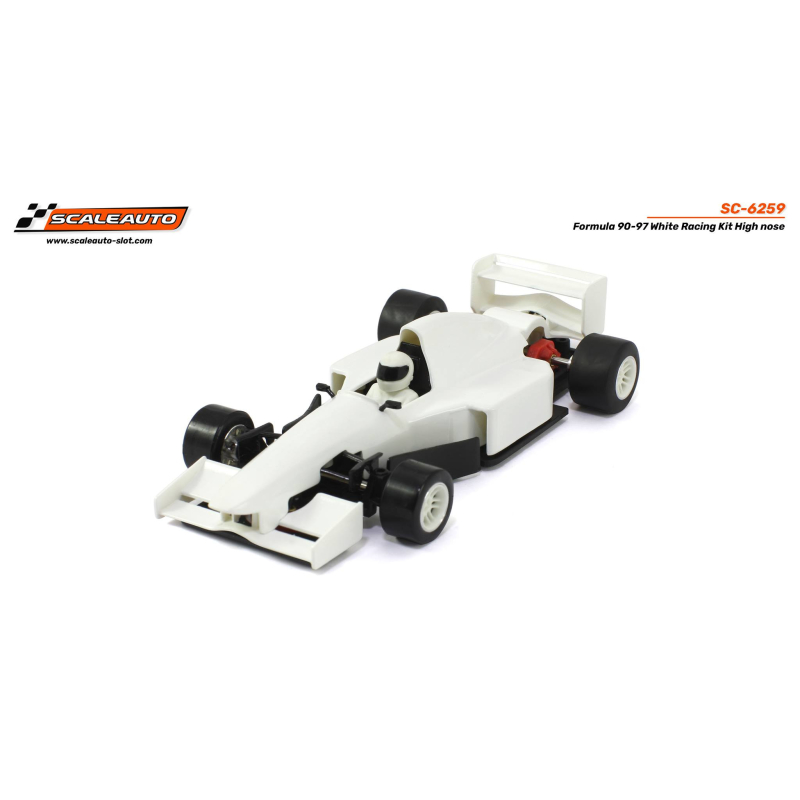                                     Scaleauto SC-6251 Formula 90-97 White Racing Kit Low Nose
