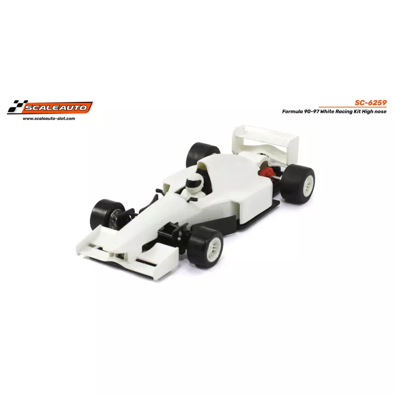  Scaleauto SC-6251 Formula 90-97 White Racing Kit Low Nose