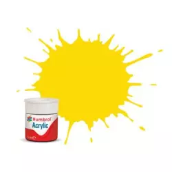 Humbrol AB0069 No. 69 Yellow Gloss - 14ml Acrylic Paint